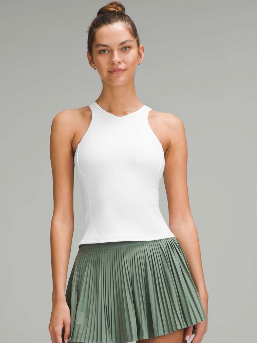 🌿 Lululemon White V-Neck Tank